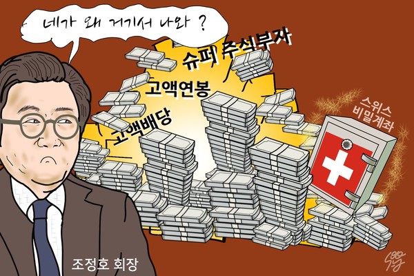 조정호 스위스 비밀계좌, 그것이 알고 싶다. /일러스트=조수연 편집위원