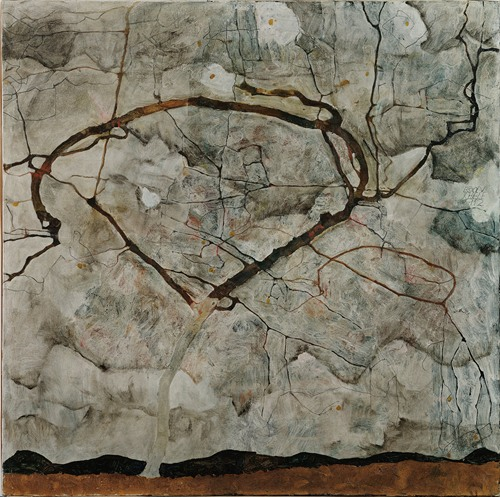 사나운 대기 속의 가을 나무, 1912년