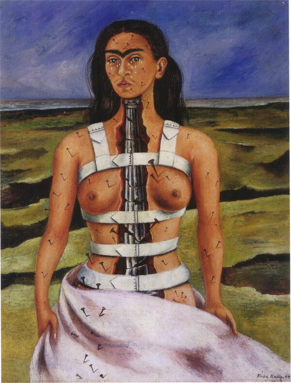 부러진 척추, 1944, 43x33cm