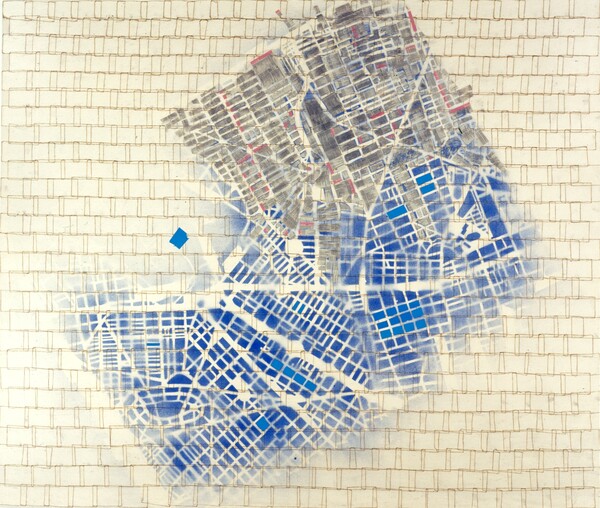 파랑(Blue), 2005, 캔버스에 혼합재료Courtesy of the artist and Hauser & Wirth