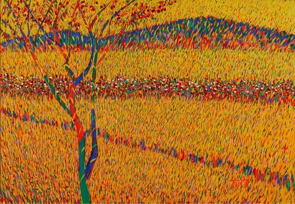 농원(秋), 1994, 111 x 161 cm