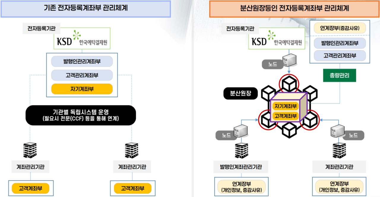 전자증권과 토큰증권의 차이. /자료=금융위원회